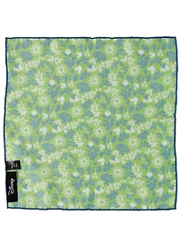 Disney Mickey Mouse Floral Green Pocket Square