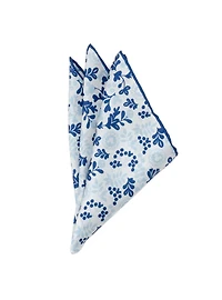 Disney Mickey Mouse Floral White Pocket Square