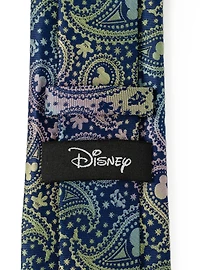 Disney Mickey Mouse Silhouette Iridescent Navy Tie