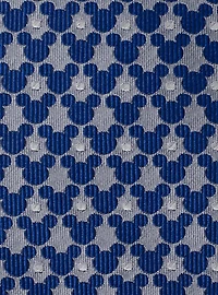Disney Mickey Mouse Silhouette Polka Dot Blue Tie