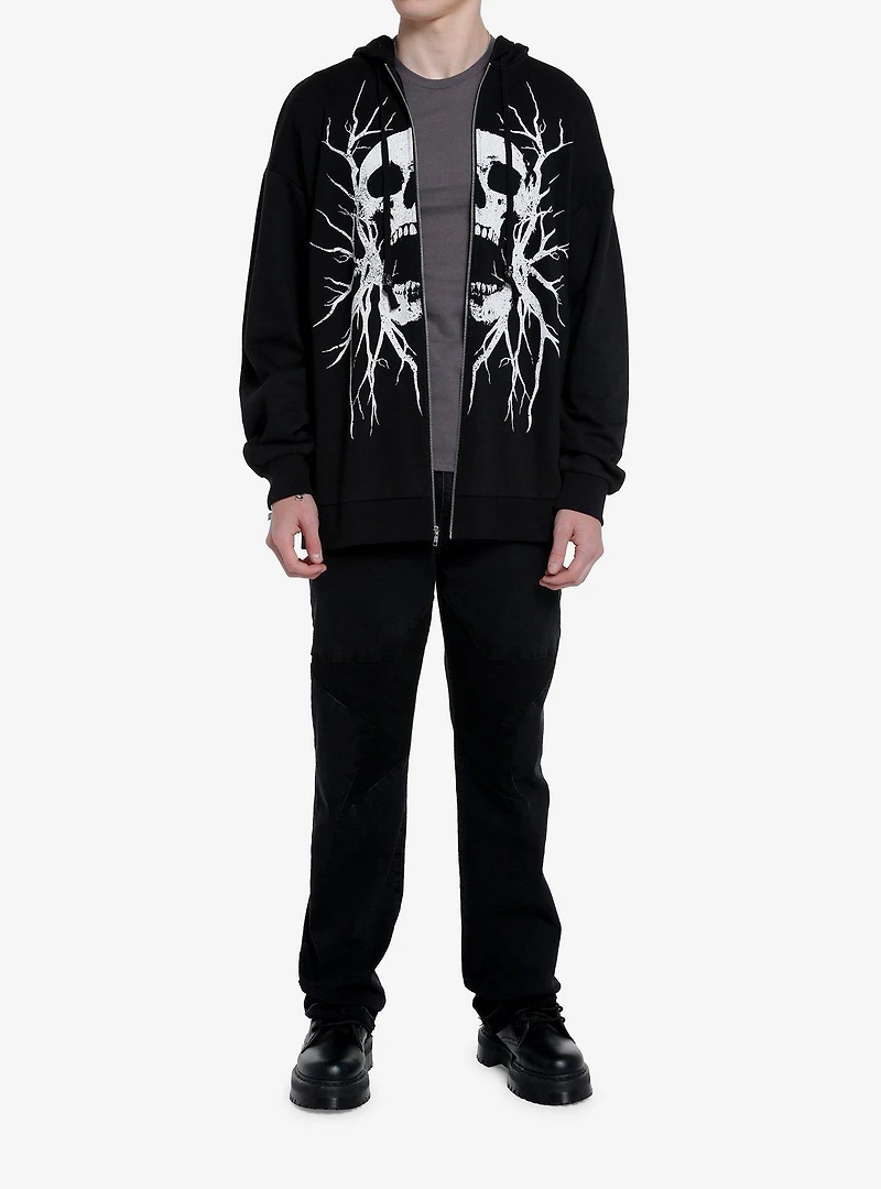 Social Collision Screaming Skull Hoodie