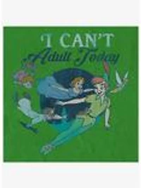 Disney Peter Pan I Can't Adult Today T-Shirt