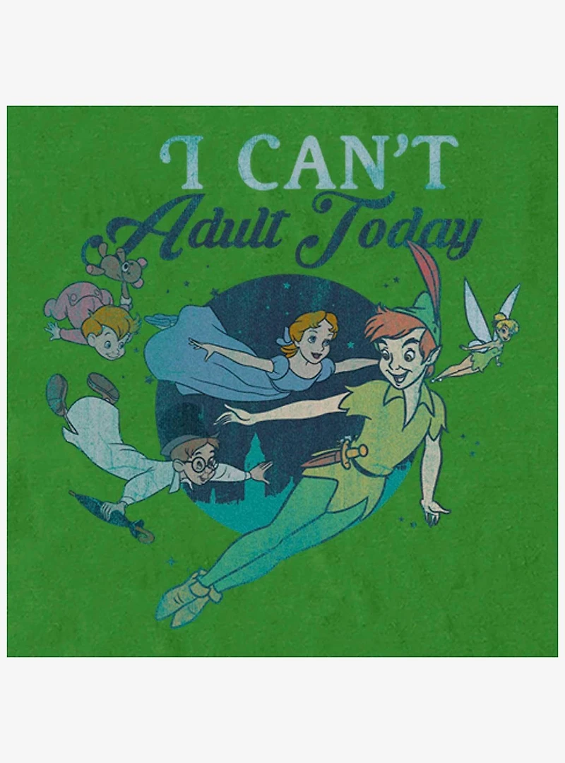 Disney Peter Pan I Can't Adult Today T-Shirt
