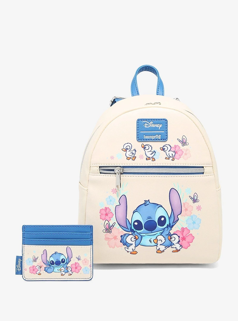 Loungefly Disney Lilo & Stitch Stitch With Ducks Mini Backpack