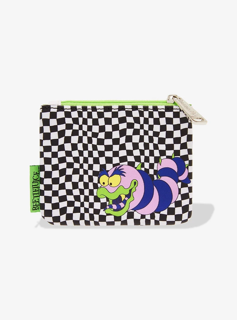 Loungefly Beetlejuice Checkered Portrait Coin Purse - BoxLunch Exclusive