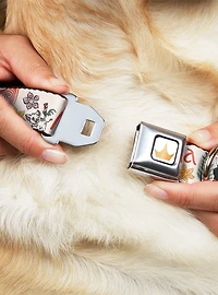 Disney Moana With Pua And Hei Sail Pose Seatbelt Buckle Dog Collar