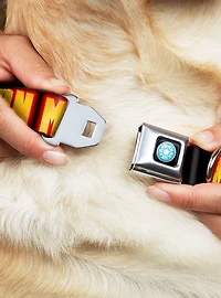 Marvel Iron Man I Am Seatbelt Buckle Dog Collar