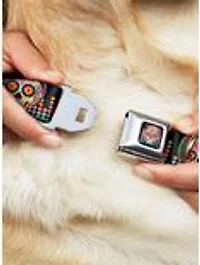 Tranquility Beats Calaveras Seatbelt Buckle Dog Collar