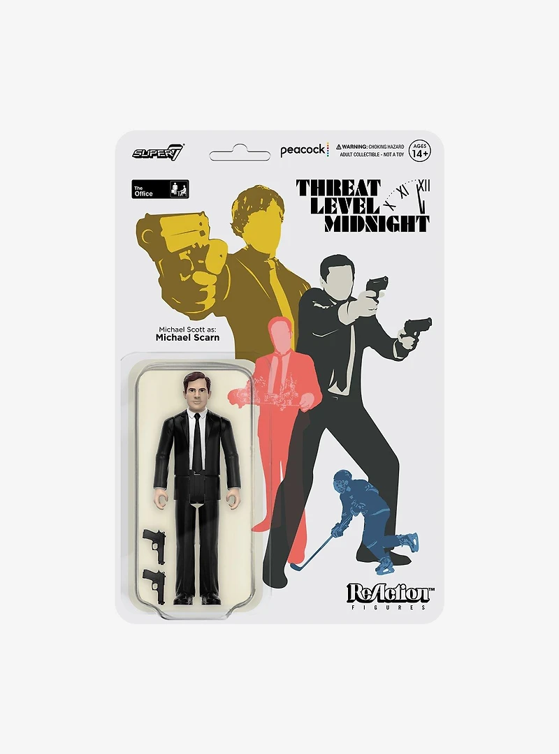 Super7 ReAction The Office Michael Scarn Figure