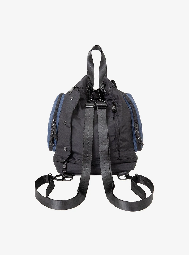 Doughnut Pyramid Go Wild Black x Navy Convertible Bag