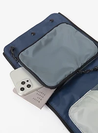 Doughnut Pyramid Go Wild Navy x Grey Convertible Bag