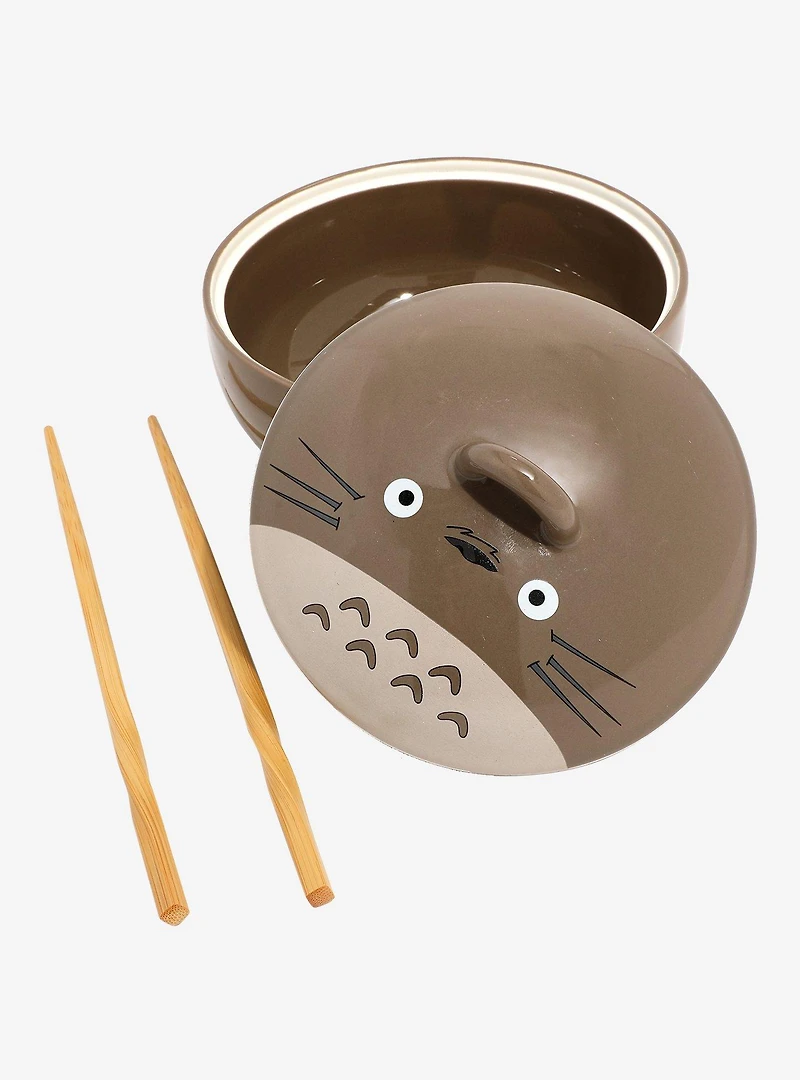 Studio Ghibli My Neighbor Totoro Ramen Bowl with Lid and Chopsticks - BoxLunch Exclusive