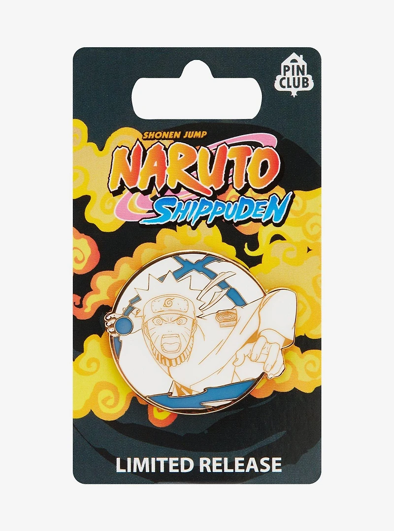 Naruto Shippuden Naruto Circle Frame Enamel Pin - BoxLunch Exclusive