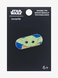 Loungefly Star Wars The Mandalorian Grogu Oval Enamel Pin - BoxLunch Exclusive