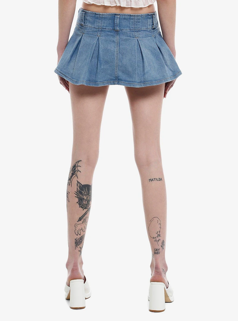Sweet Society® Blue Denim Mini Skort