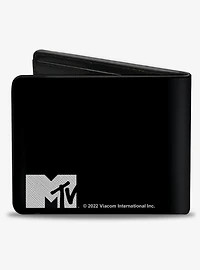 MTV Est. 1981 Text and Logo Bifold Wallet