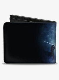 Star Wars Obi Wan Kenobi and Darth Vader Battle Pose Bifold Wallet