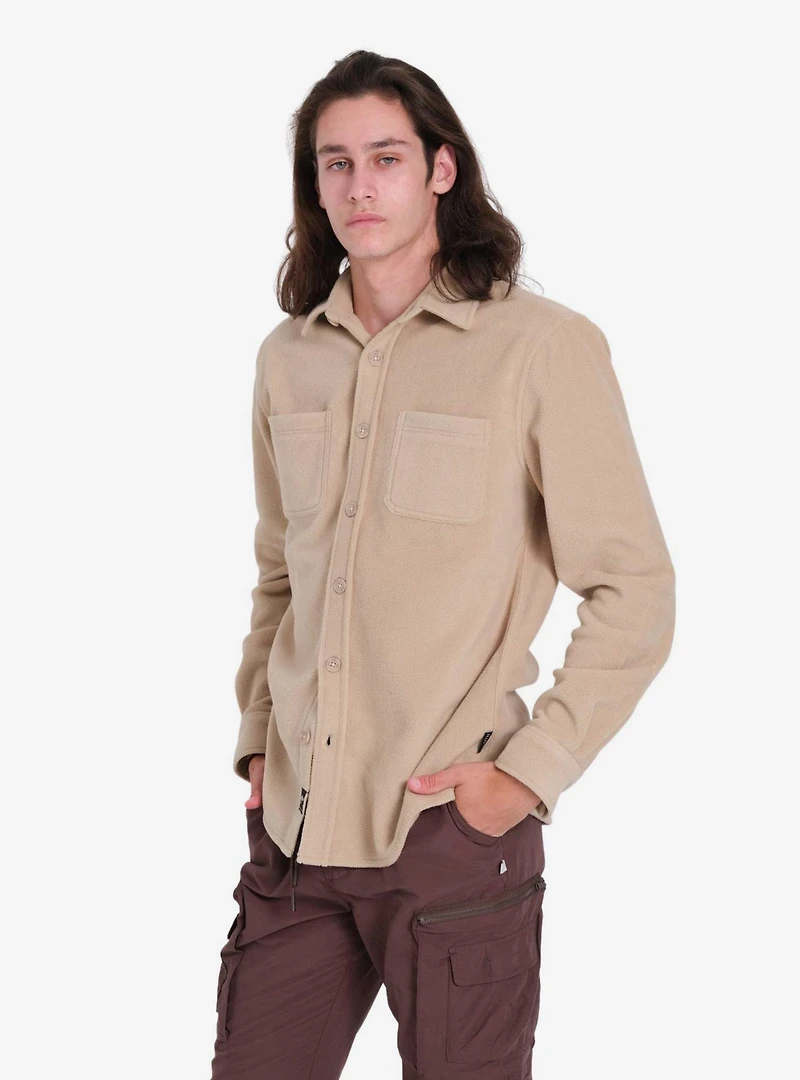 Khaki Heavy Knit Shacket