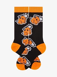 Chainsaw Man Pochita Allover Print Crew Socks - BoxLunch Exclusive