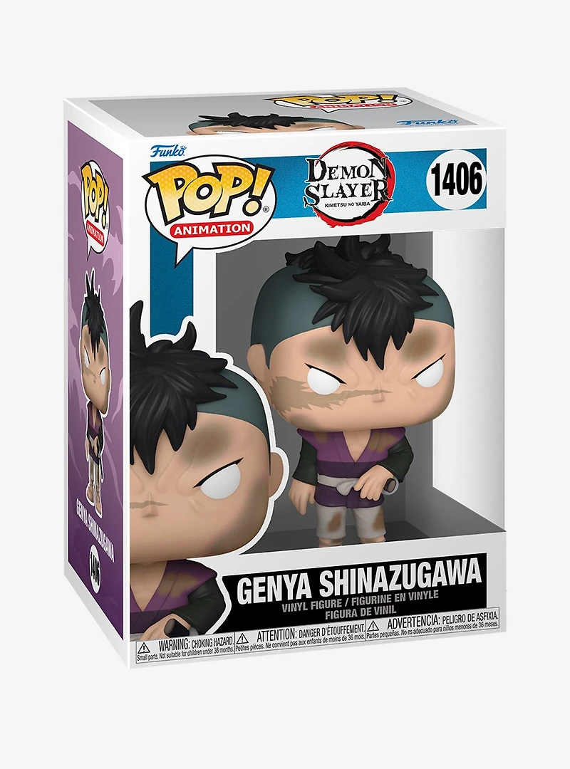 Funko Pop! Animation Demon Slayer: Kimetsu no Yaiba Genya Shinazugawa Vinyl Figure