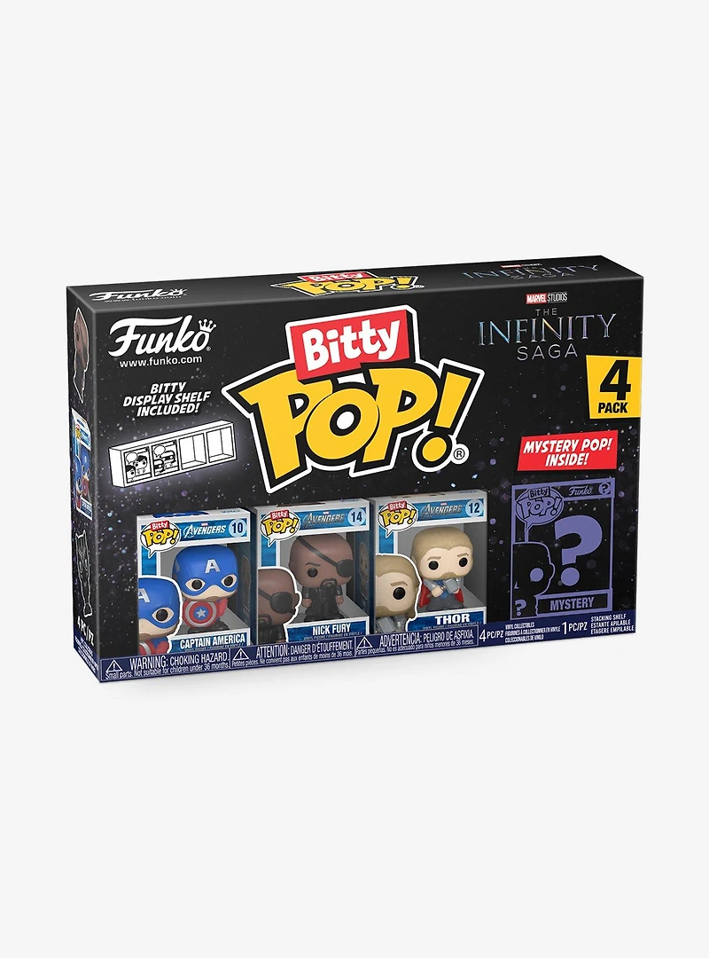 Funko Bitty Pop! Marvel Infinity Saga Captain America and Friends Blind Box Mini Vinyl Figure Set