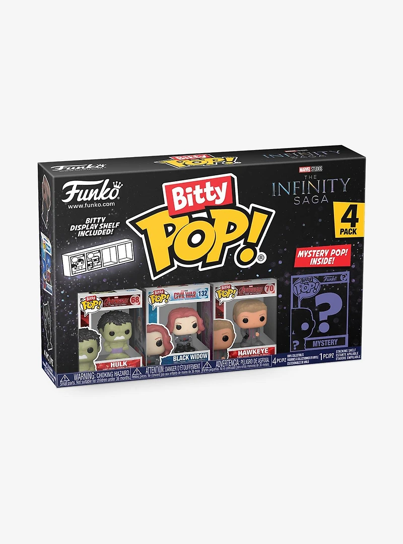 Funko Bitty Pop! Marvel Infinity Saga Hulk and Friends Blind Box Mini Vinyl Figure Set