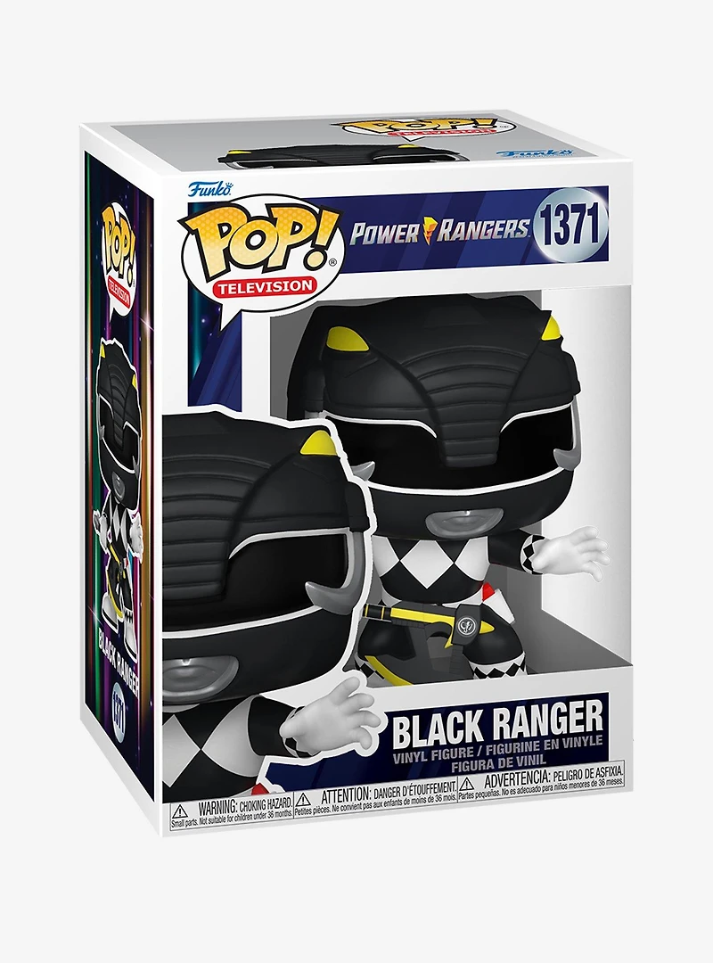 Funko Pop! Television Power Rangers Black Ranger Vinyl Figure