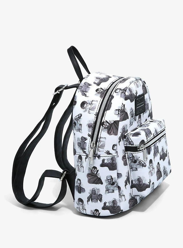 Hot Topic Loungefly Universal Monsters Icons Mini Backpack  display picture 3