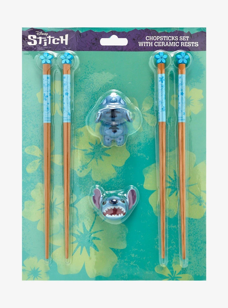 Disney Lilo & Stitch Chopsticks And Rests Set