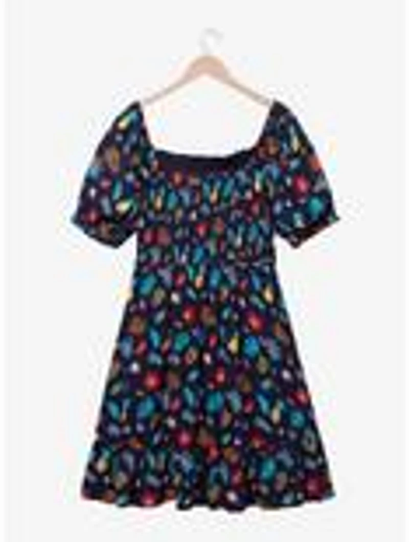 Her Universe Disney Lilo & Stitch Tropical Floral Allover Print Smock Dress - BoxLunch Exclusive