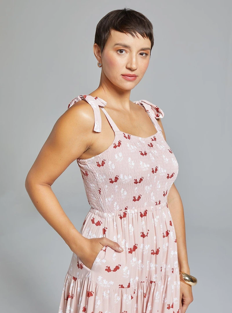 Disney Minnie Mouse Floral Allover Print Tank Dress - BoxLunch Exclusive