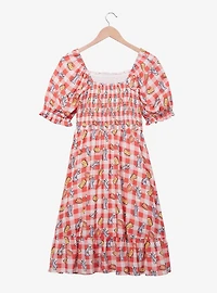 Her Universe Disney Pixar Ratatouille Remy & Food Gingham Smock Dress - BoxLunch Exclusive