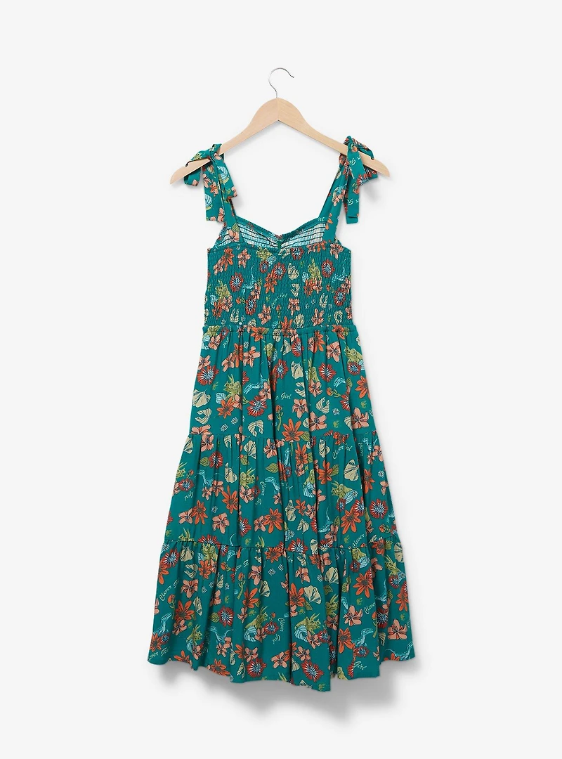 Jurassic Park Botanical Raptor Allover Print Tank Dress - BoxLunch Exclusive