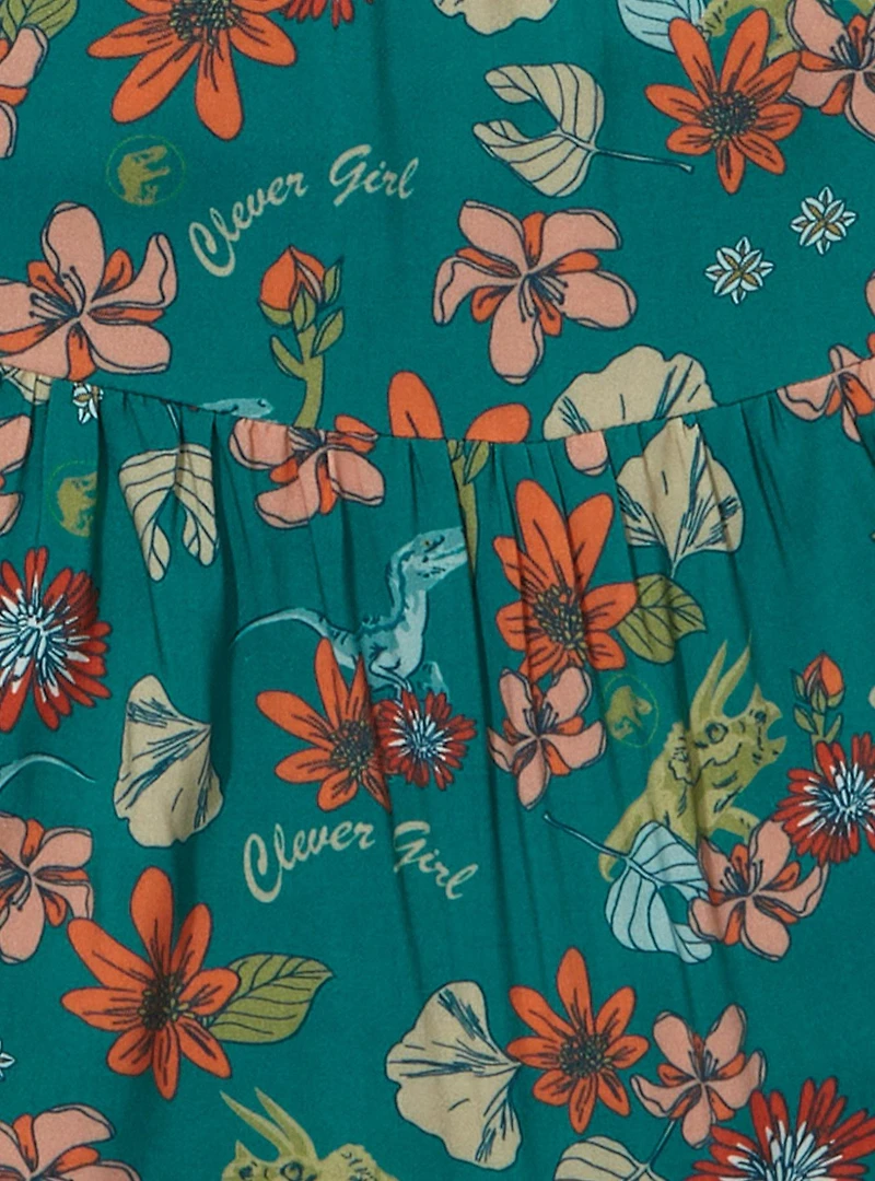 Jurassic Park Botanical Raptor Allover Print Tank Dress - BoxLunch Exclusive