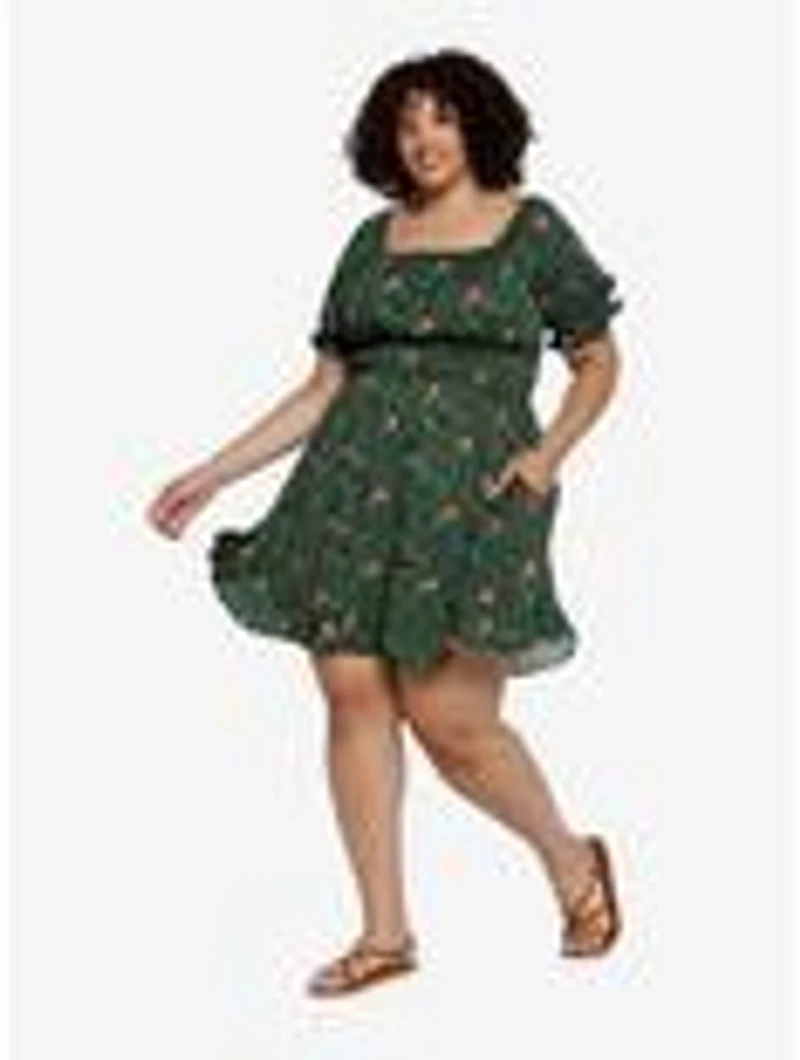 Disney Pixar Brave Merida & Bears Allover Print Plus Smock Dress - BoxLunch Exclusive