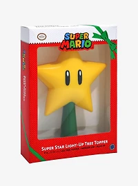 Nintendo Super Mario Super Star Light-Up Tree Topper