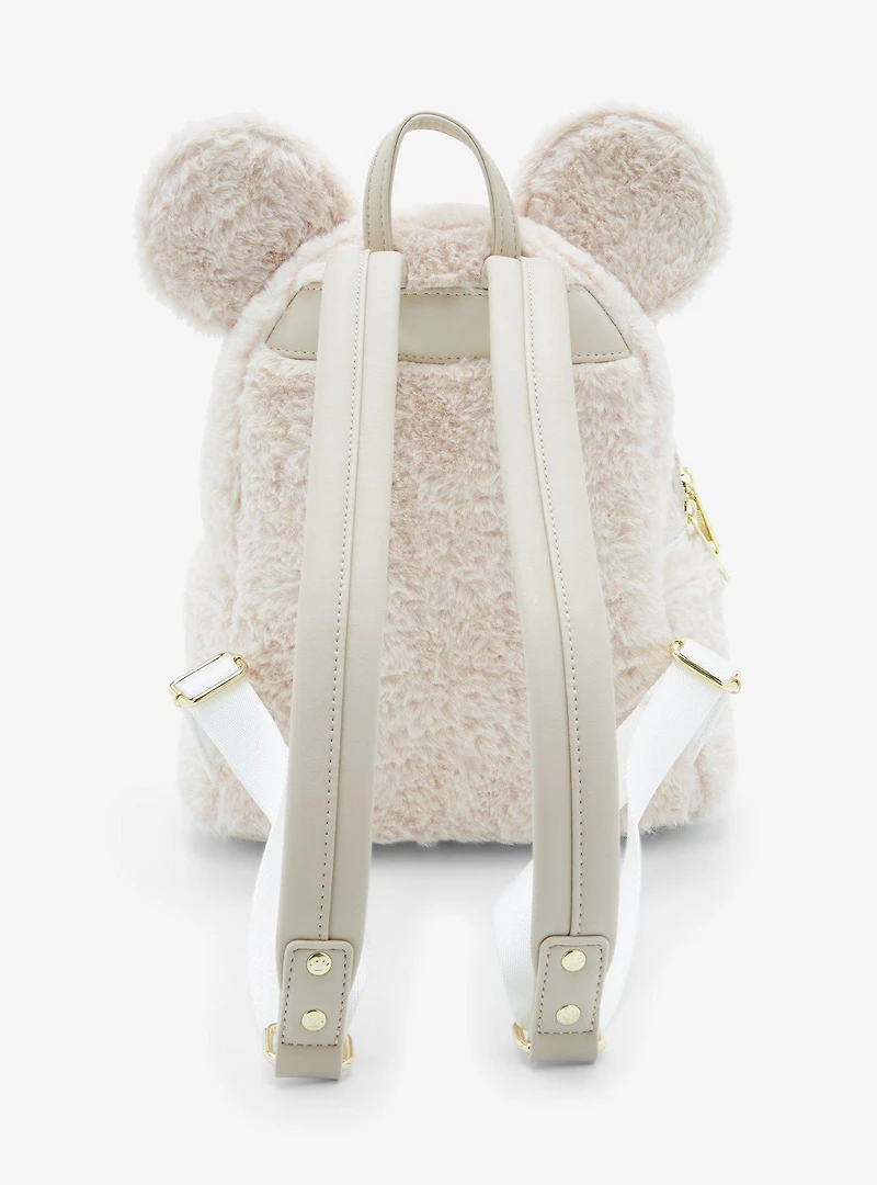 Loungefly Disney Minnie Mouse Faux Fur Mini Backpack - BoxLunch Exclusive