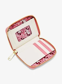 Loungefly Disney Mickey & Minnie Mouse Forever Floral Small Zip Wallet - BoxLunch Exclusive