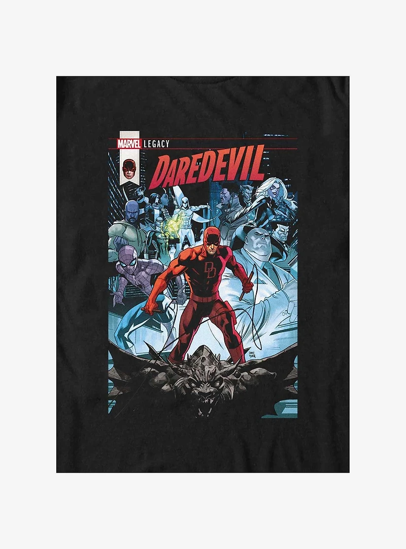 Marvel Daredevil Comic Cover Poster Big & Tall T-Shirt