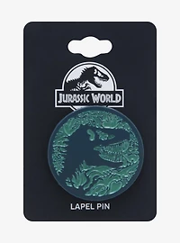 Jurassic World Botanical T-Rex Silhouette Enamel Pin - BoxLunch Exclusive