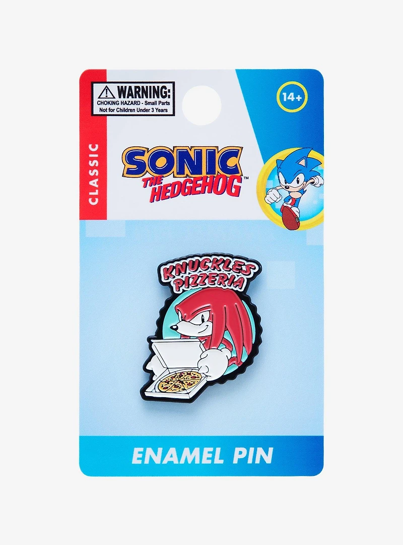 Sonic the Hedgehog Knuckles Pizzeria Enamel Pin - BoxLunch Exclusive