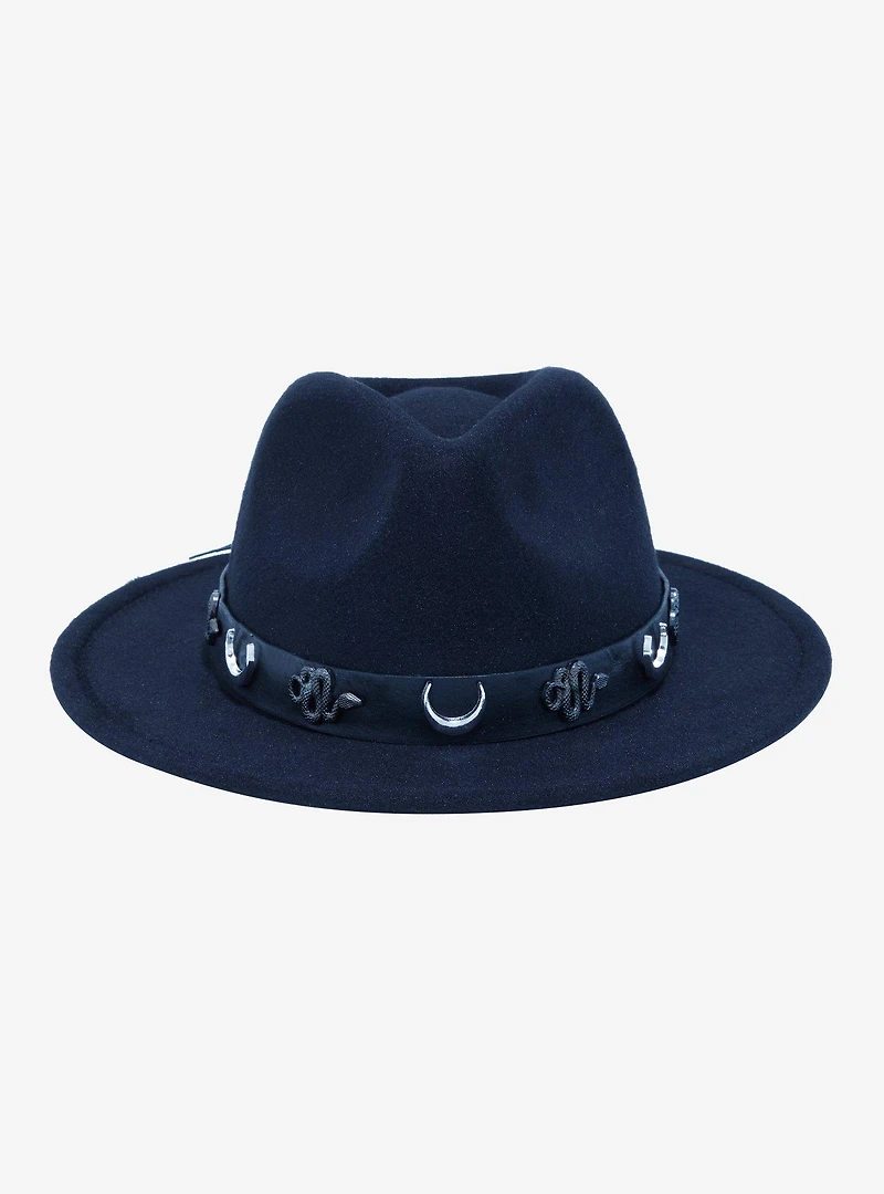 Snake Band Wide Brim Fedora