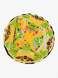 Teenage Mutant Ninja Turtles Pizza Portrait Spinning Enamel Pin