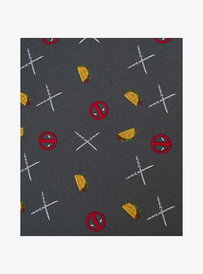 Marvel Deadpool Taco Party Woven Button-Up