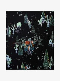 Harry Potter The Forbidden Forest Woven Button-Up