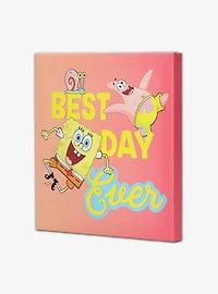 Spongebob Squarepants Best Day Ever Canvas Wall Decor