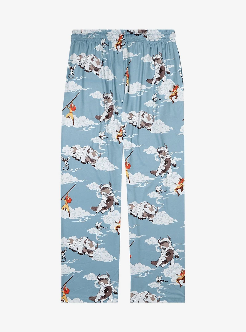 Avatar: The Last Airbender Appa & Aang Allover Print Sleep Pants - BoxLunch Exclusive