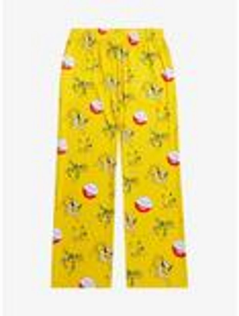Pokémon Electric Type Allover Print Women's Plus Sleep Pants - BoxLunch Exclusive