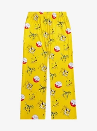 Pokémon Electric Type Allover Print Women's Plus Sleep Pants - BoxLunch Exclusive
