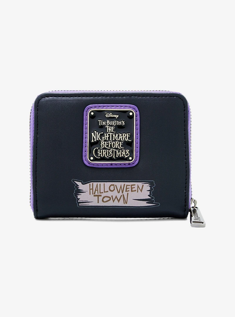 Loungefly Disney The Nightmare Before Christmas Characters Group Portrait Small Zip Wallet - BoxLunch Exclusive